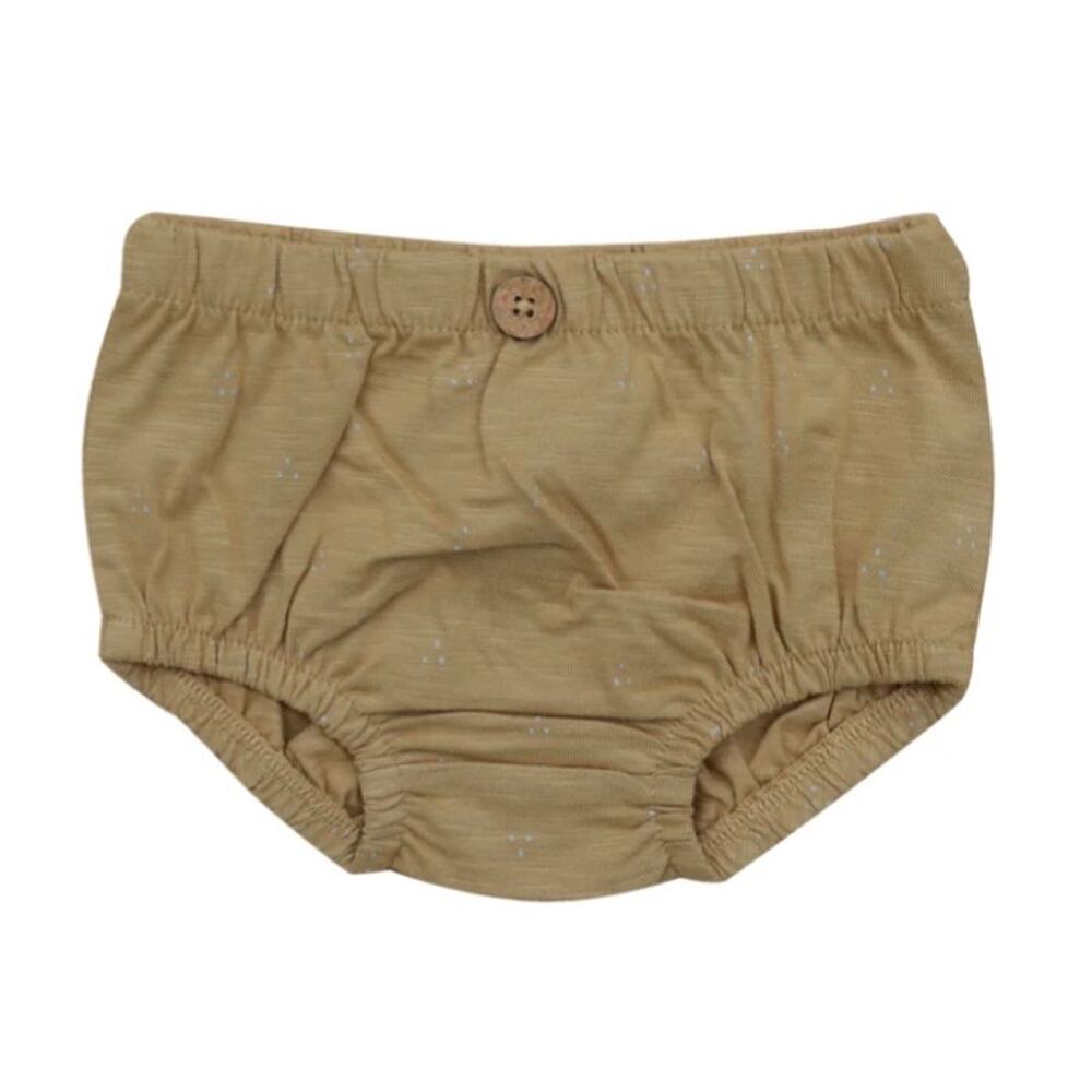 Buck & Baa Yellow Honey Bloomers Size 6-12 Months Organic Cotton